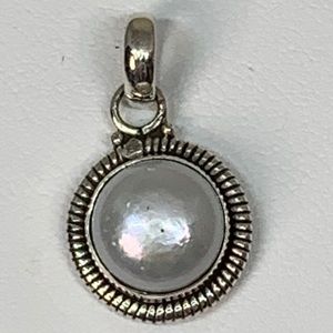 Vintage Blister Pearl Pendant